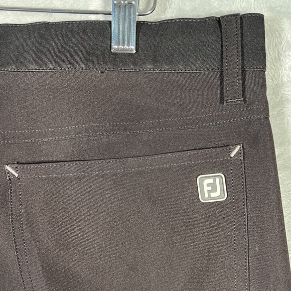 Footjoy Pants Mens 34x32 Black Golf Performance Athletic Fit *SEVERE FADING - Picture 8 of 12